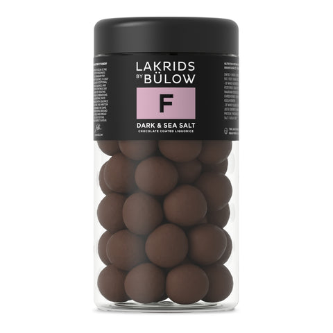 Lakrids By Bülow, F Dark & Sea Salt, 295 g.
