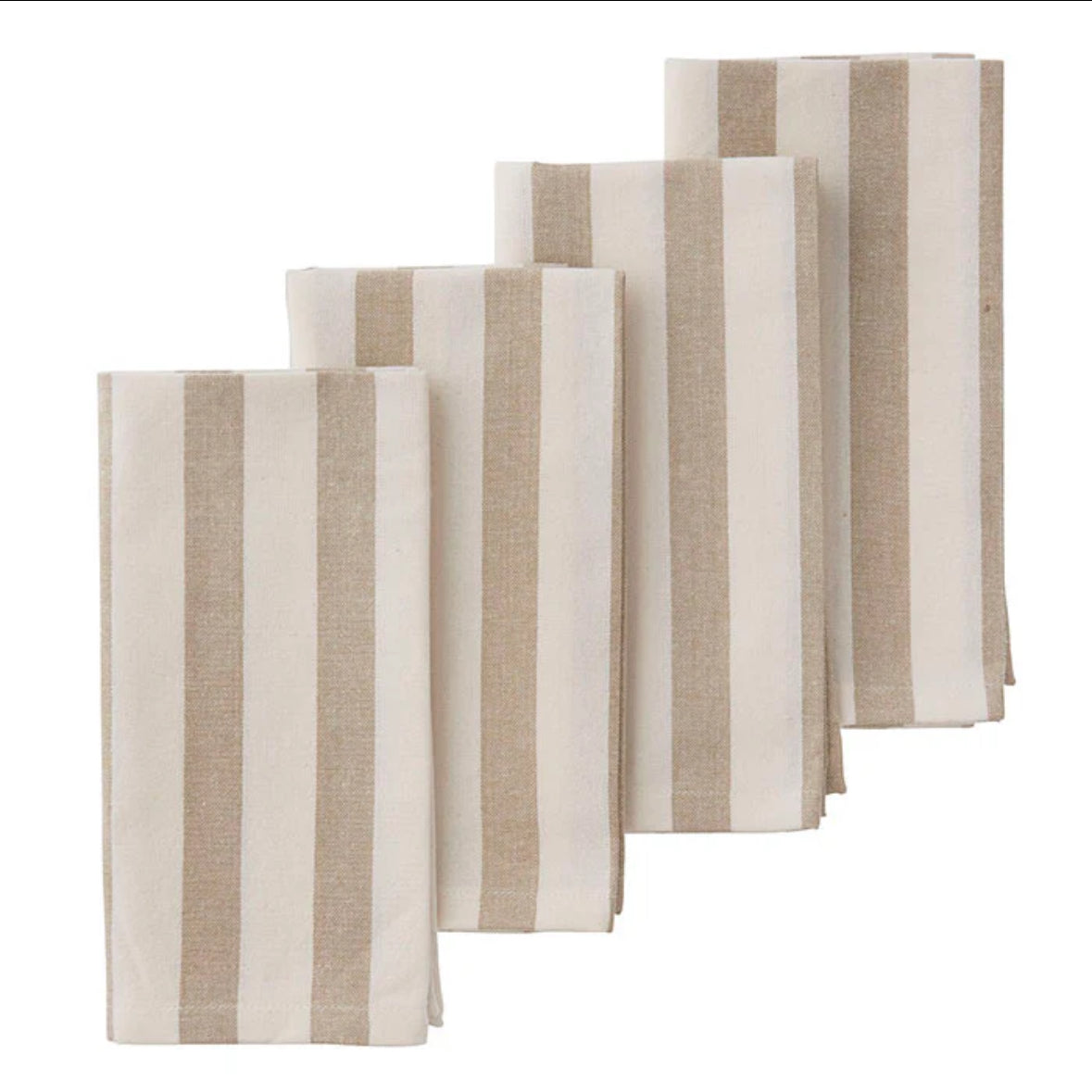 Bungalow - Stofservietter - Napkin 45x45cm Dessert S/4pcs