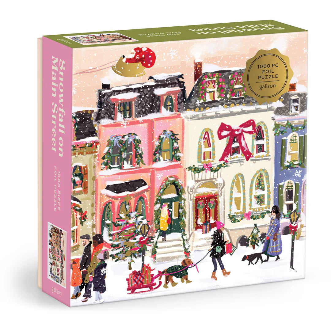 Galison - Puslespil - Snowfall On Main Street