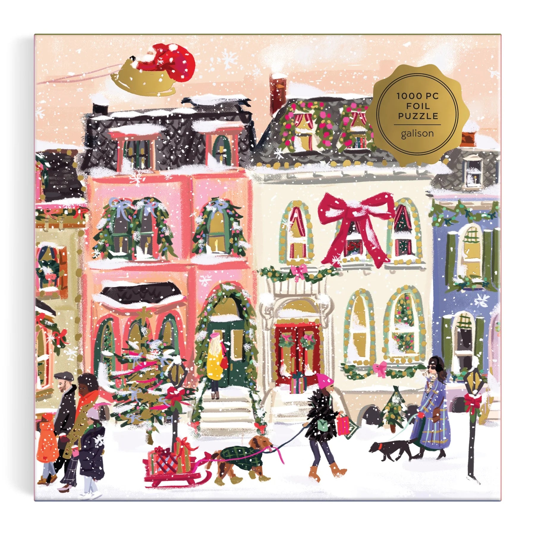 Galison - Puslespil - Snowfall On Main Street