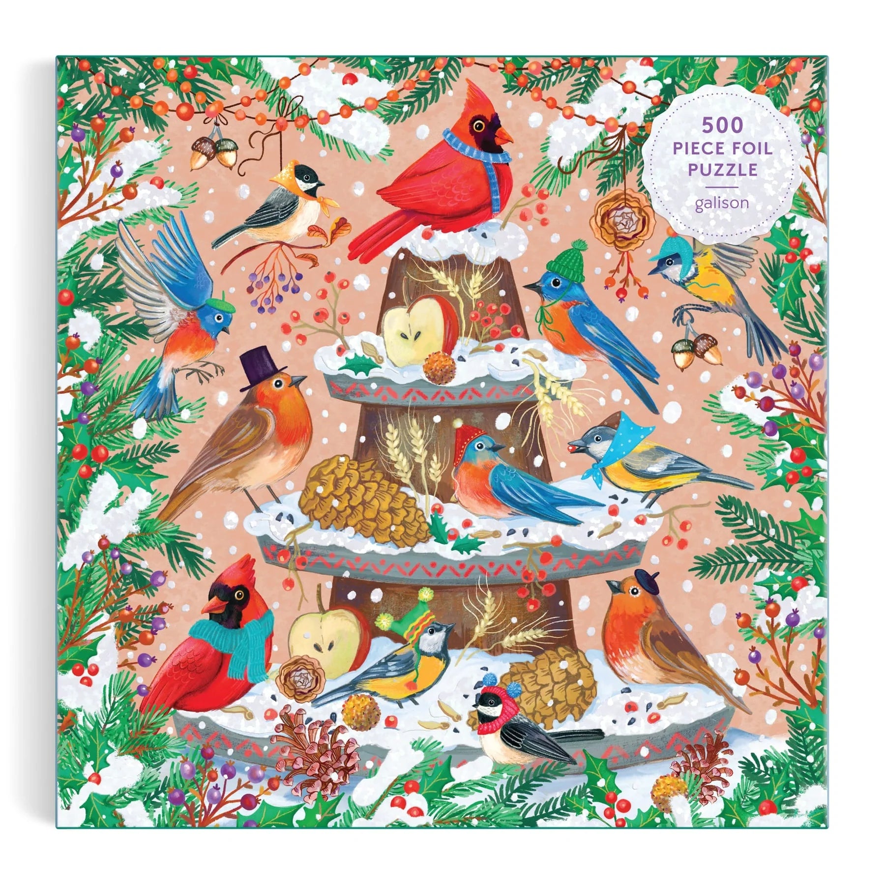 Galison - Puslespil - Festive Feathers