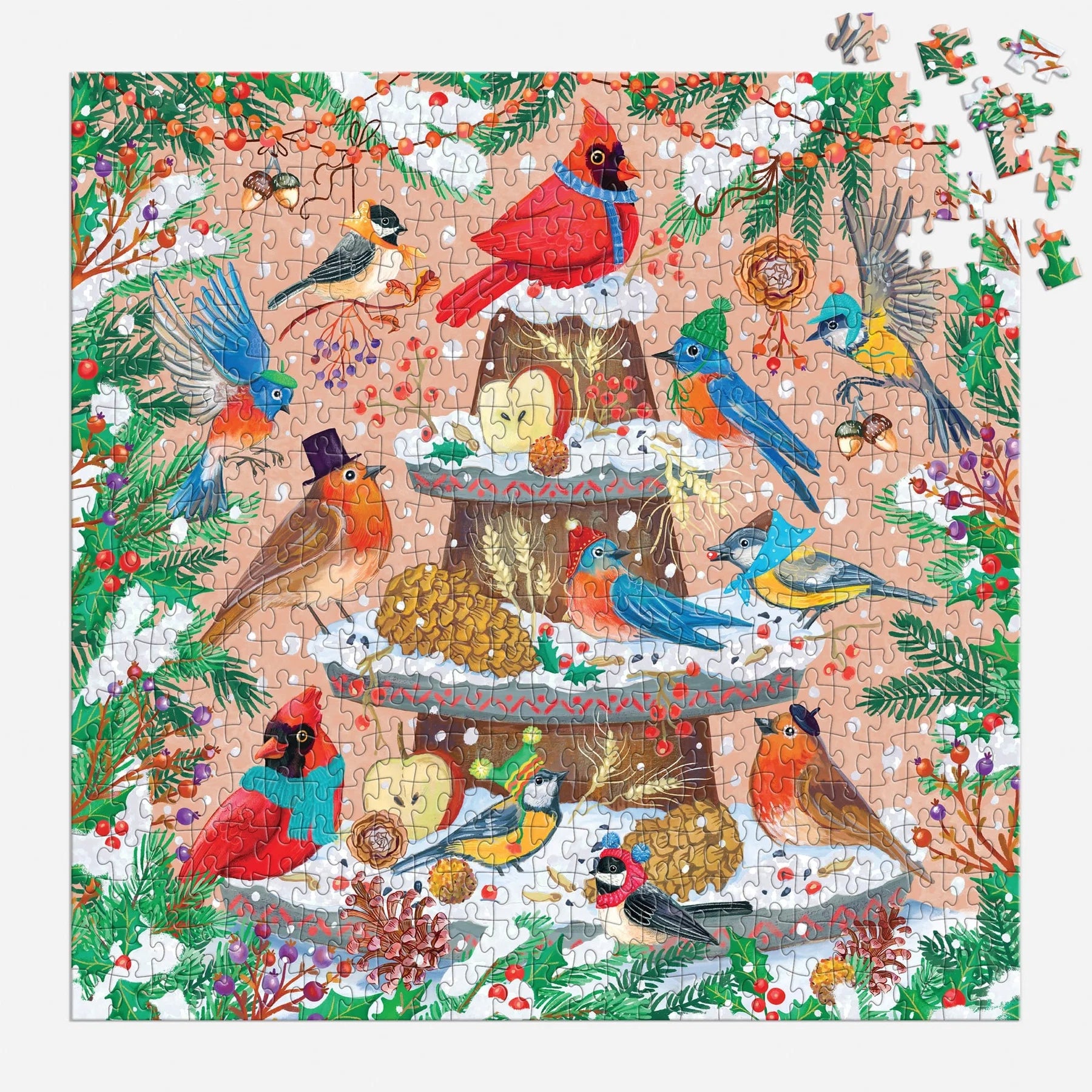 Galison - Puslespil - Festive Feathers