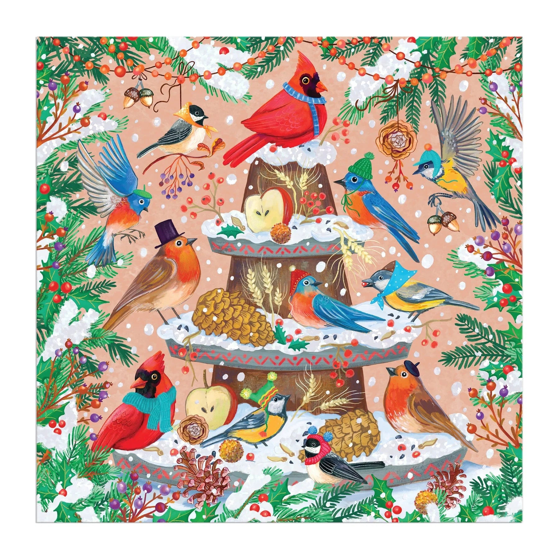 Galison - Puslespil - Festive Feathers