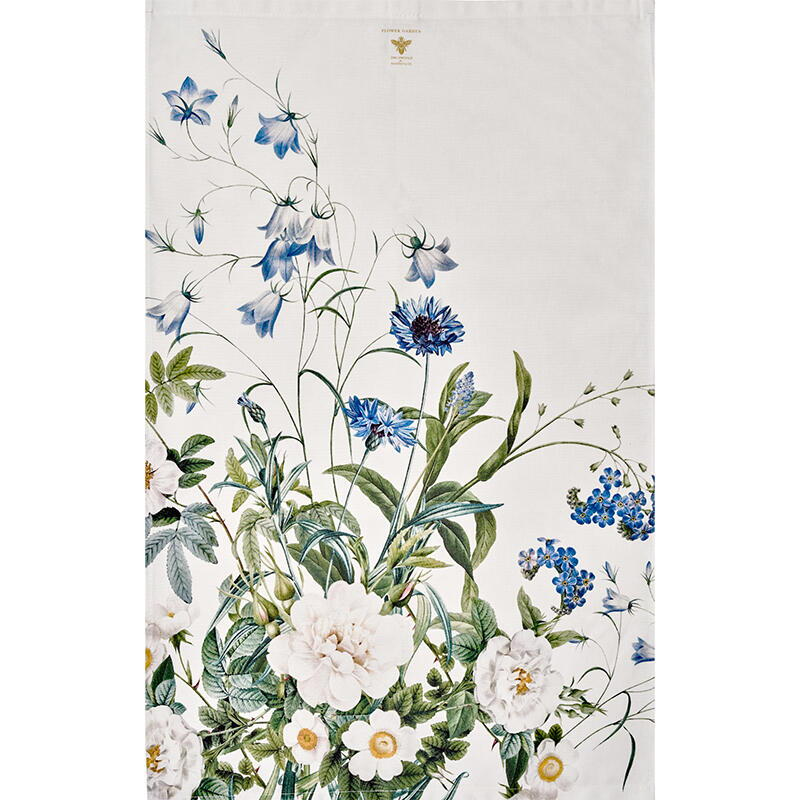 Koustrup & Co - Viskestykke - Blue Flower Garden