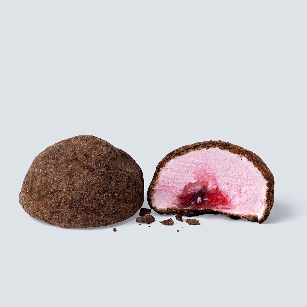 The Mallows - Flowpack - Jordbær og Mørk chokolade