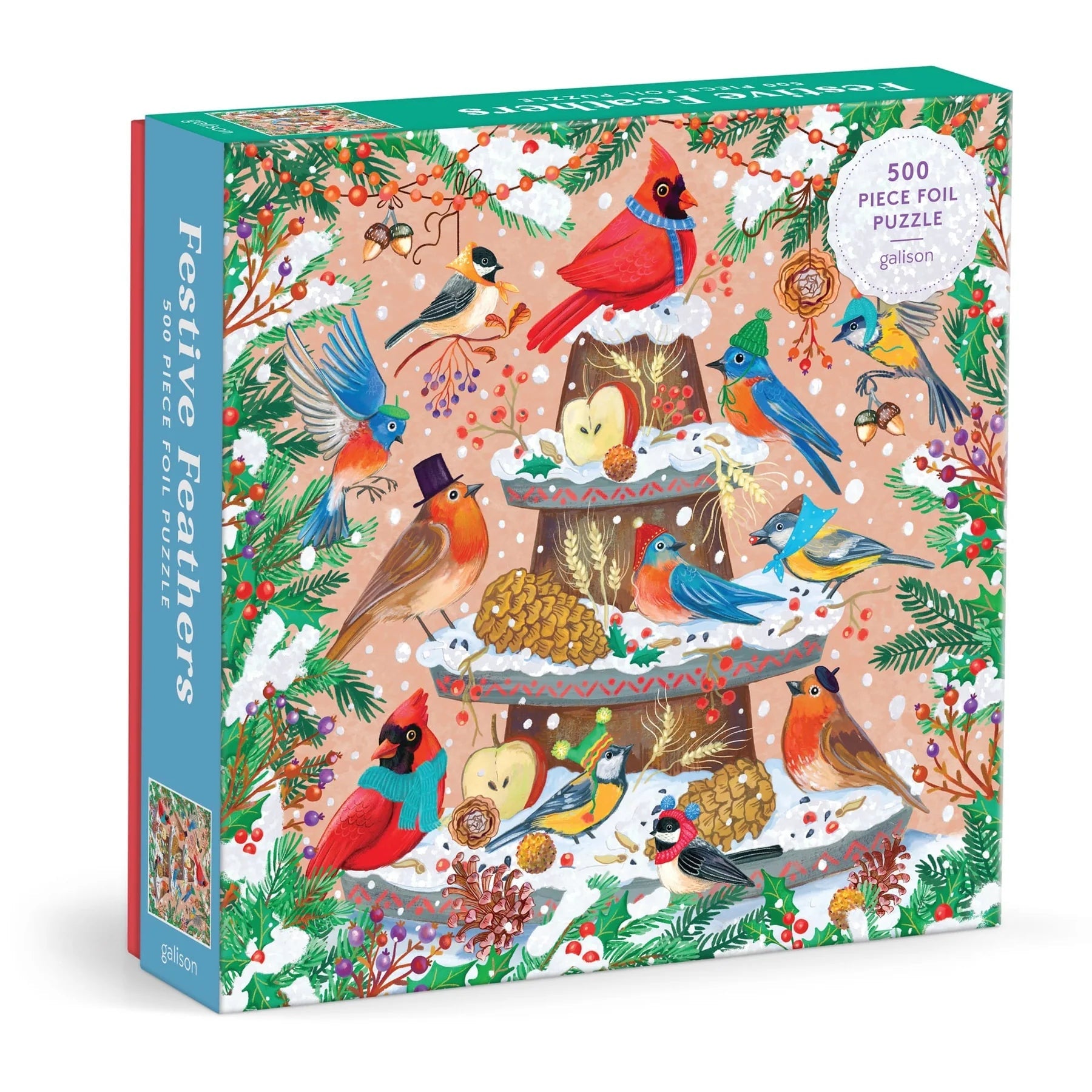 Galison - Puslespil - Festive Feathers