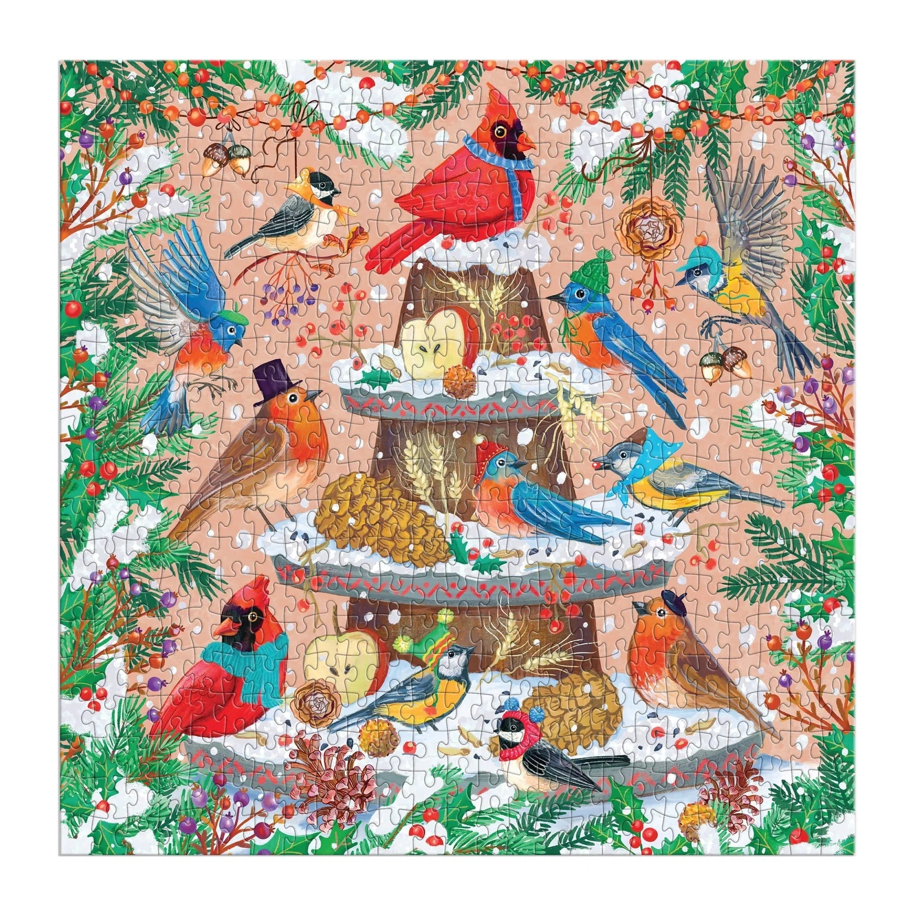 Galison - Puslespil - Festive Feathers