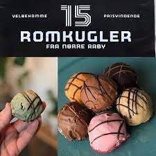 BAKS 15 stk. i æggebakke-Romkugler-Baks-Butik Square