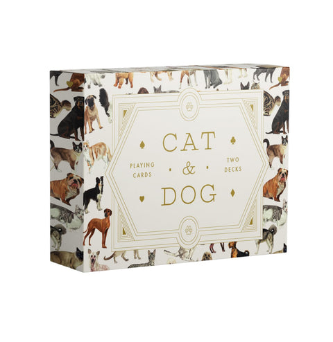 Cat & Dog Spillekort 2 pak.