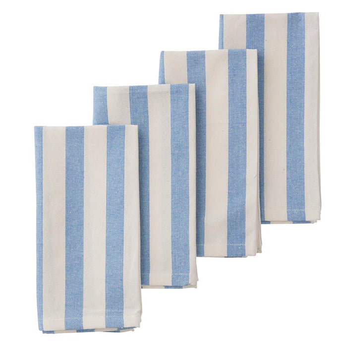 Bungalow - Stofservietter - Napkin 45x45cm Ocean Blue S/4pcs