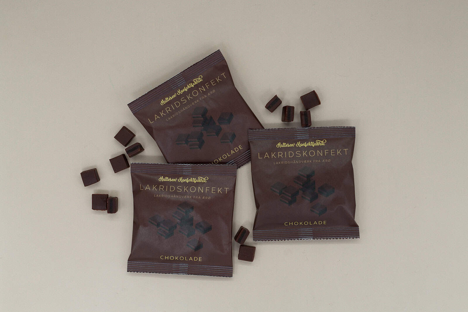 Hattesens Konfektfabrik - Flowpack - Chokolade
