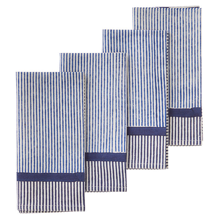 Bungalow - Stofservietter - Napkin 45x45cm Jaya Indigo S/4pcs