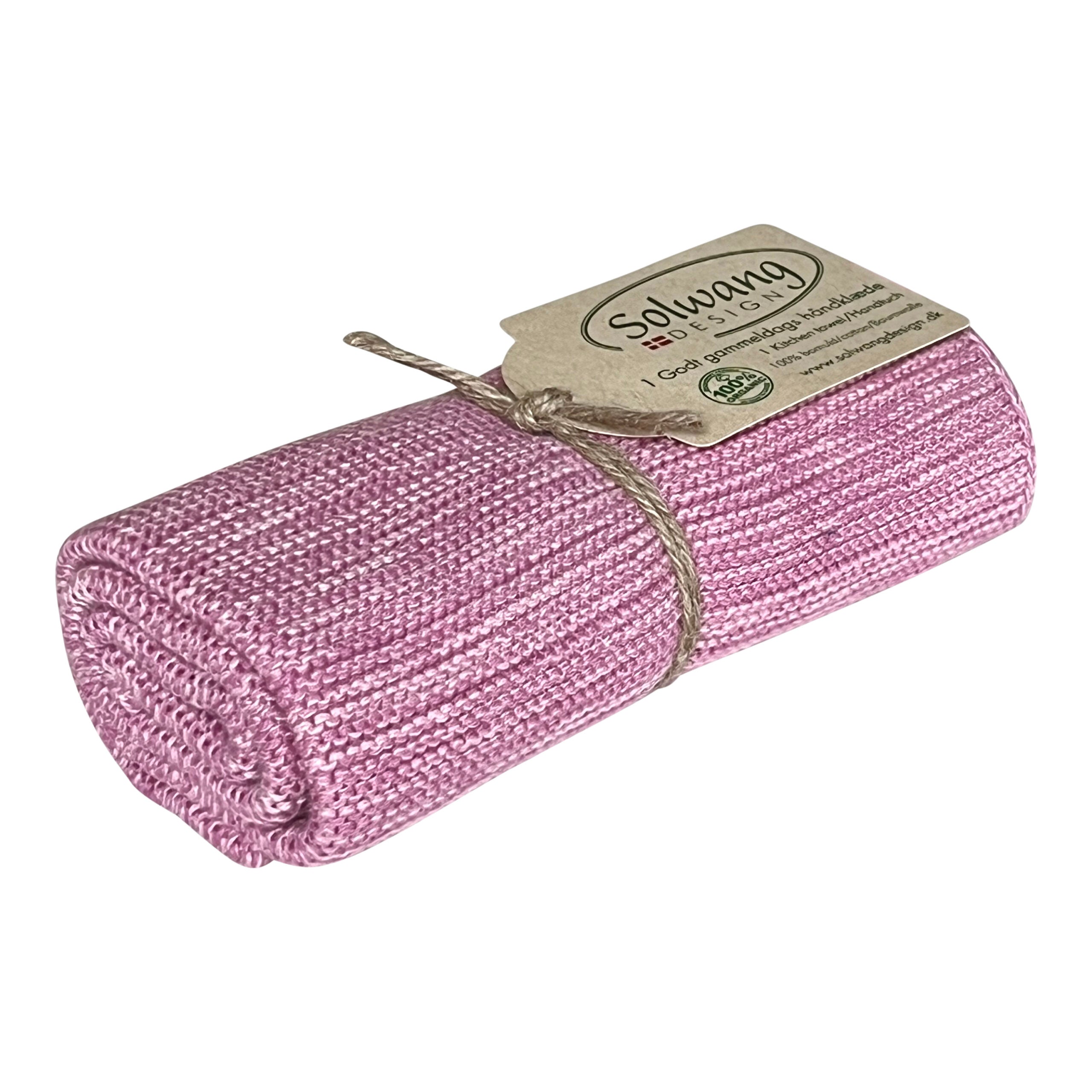Solwang - Håndklæde - Rosa Meleret