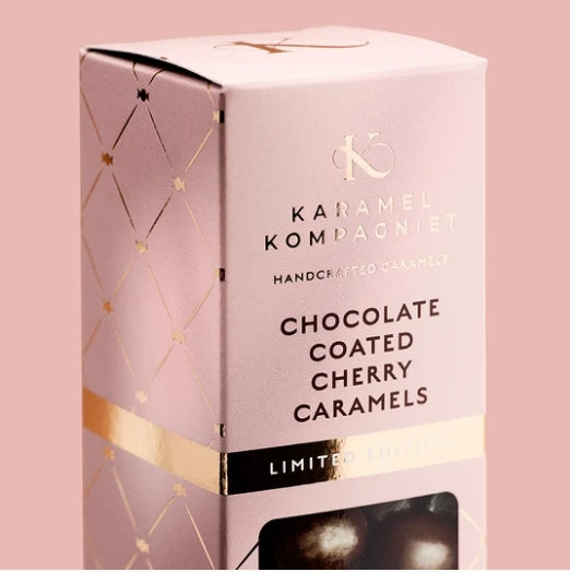 Karamel Kompagniet - Gaveæske - Kirsebær & Mørk Chokolade