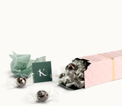 Karamel Kompagniet - Gaveæske - Kirsebær & Mørk Chokolade
