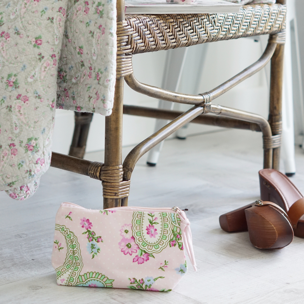 Krasilnikoff - Toilettaske - Paisley Pink
