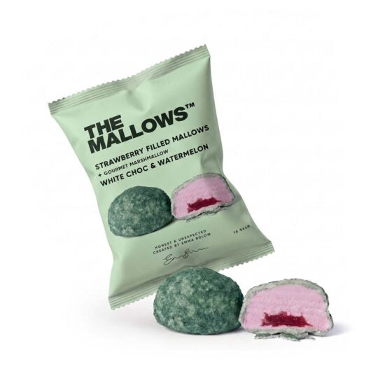 The Mallows - Flowpack - Strawberry Filled, White Chocolate & Watermelon