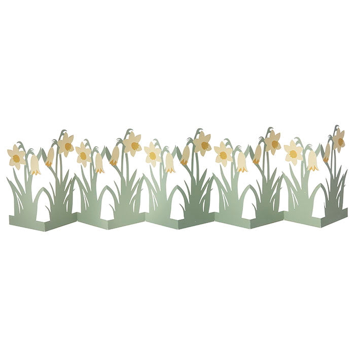 Bungalow - Påske Bordpynt - Bordguirlande med Påskeliljer, Straw (70 cm)