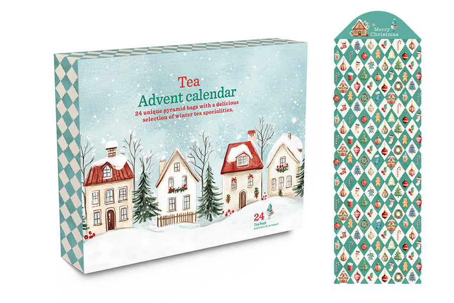 Butik Square - Julekalender - Tebreve 24 stk.