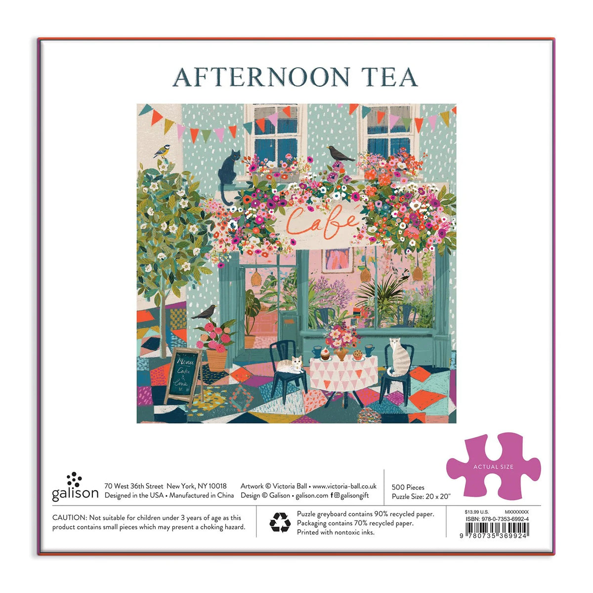 Galison - Puslespil - Afternoon Tea