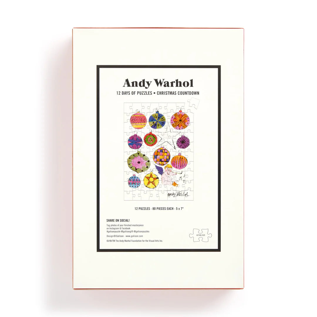 Galison - Puslespilskalender - Andy Warhol
