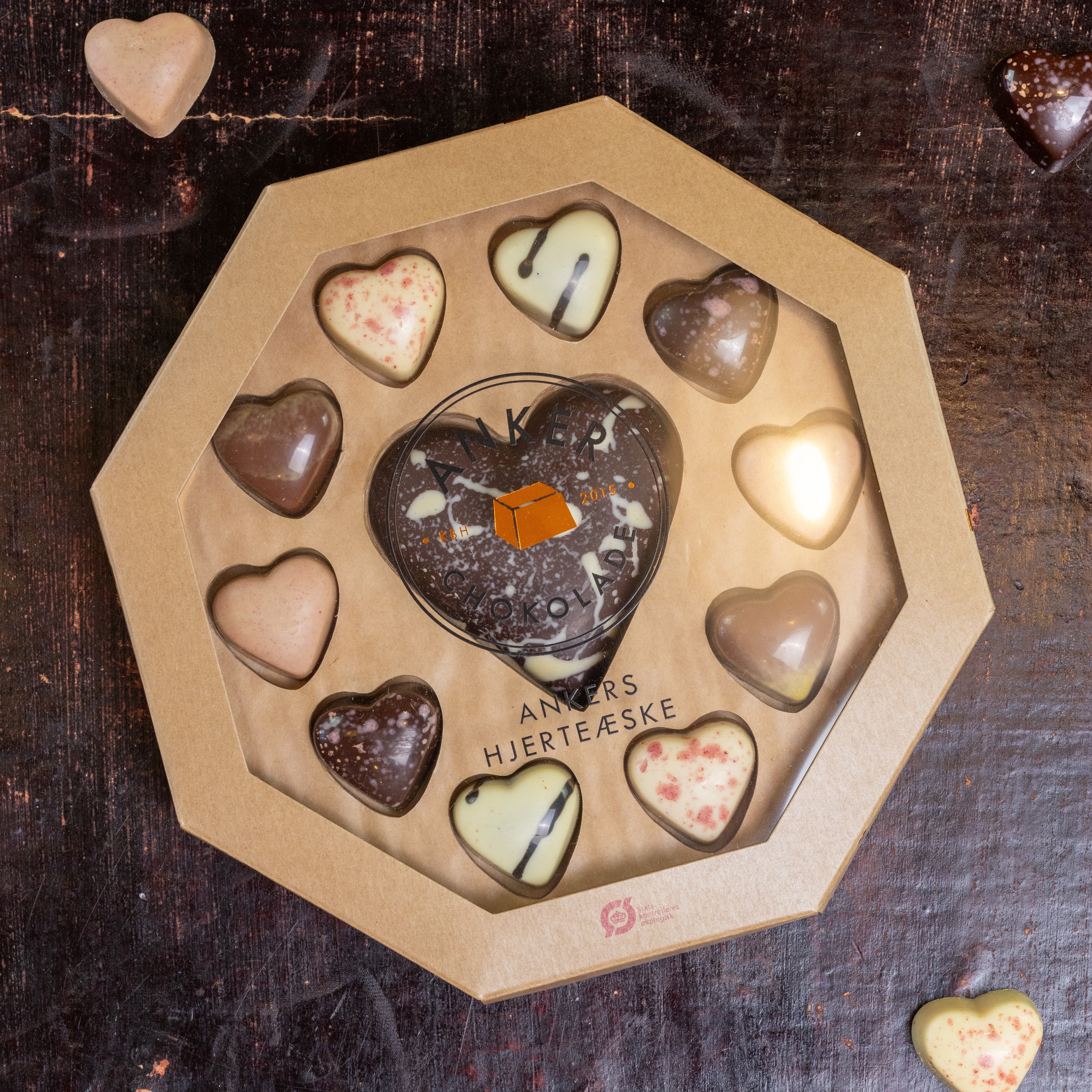 Anker Chokolade - Gaveæske - Hjerteæske
