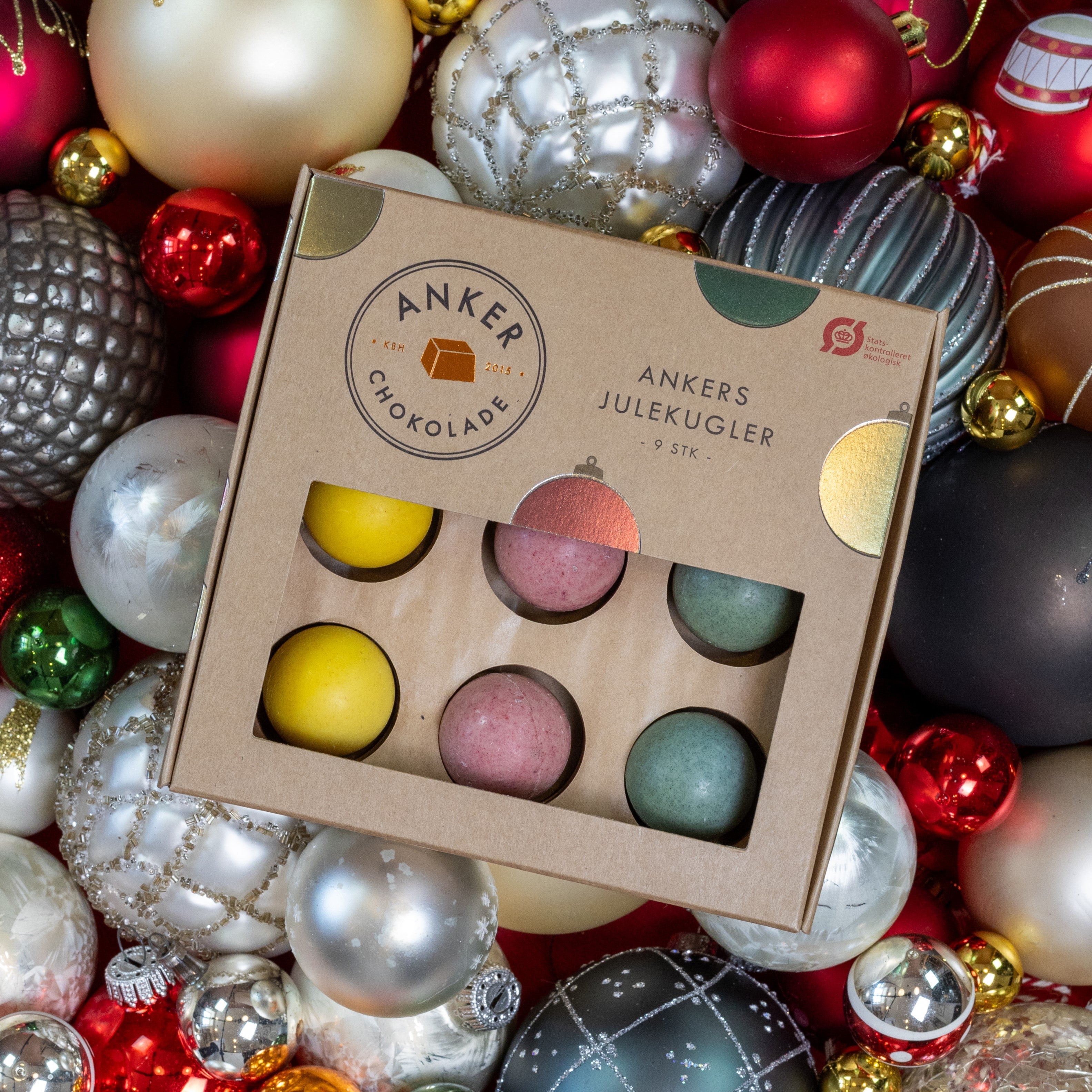 Anker Chokolade - Gaveæske - Julekugler