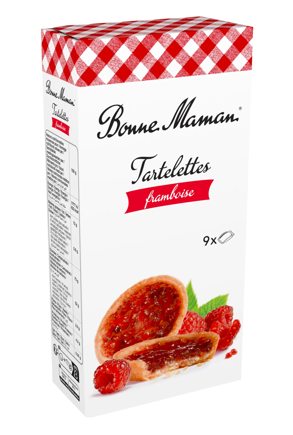 Bonne Mamen - Småkage - Hindbær tartlet 135g