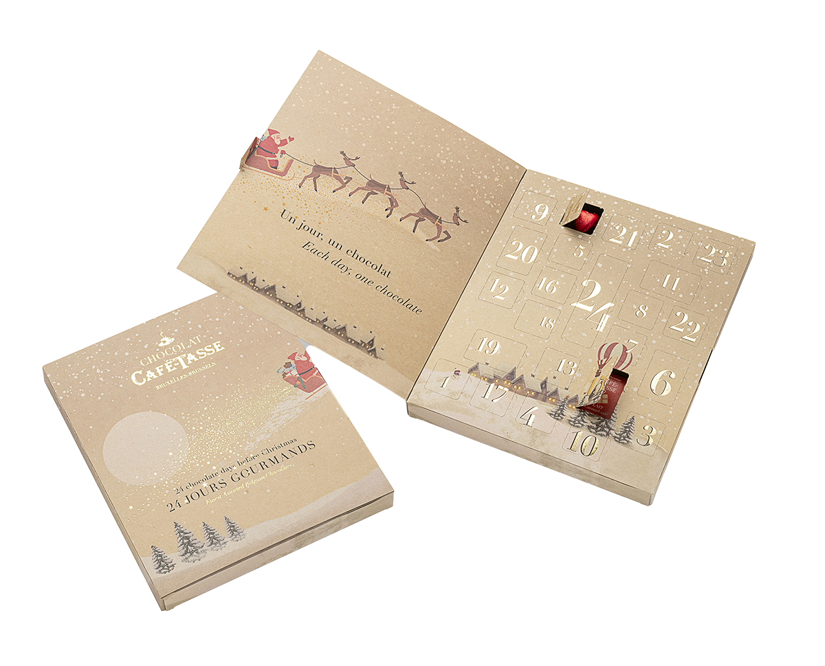 Café-Tasse - Julekalender - Santa Claus