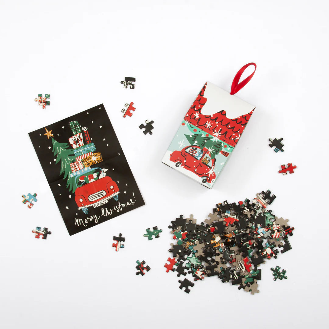 Galison - Puslespil - Christmas Car