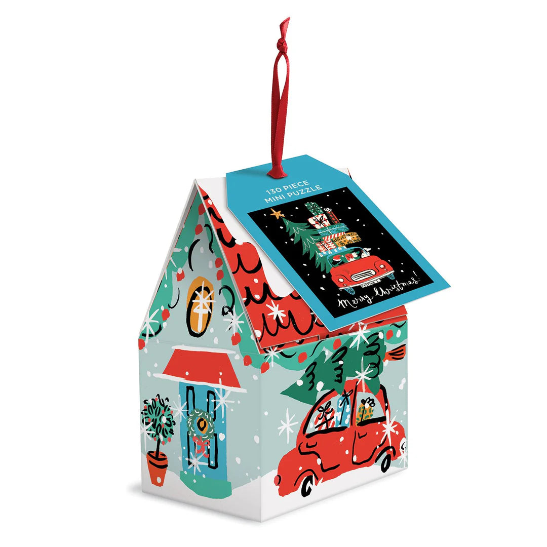 Galison - Puslespil - Christmas Car