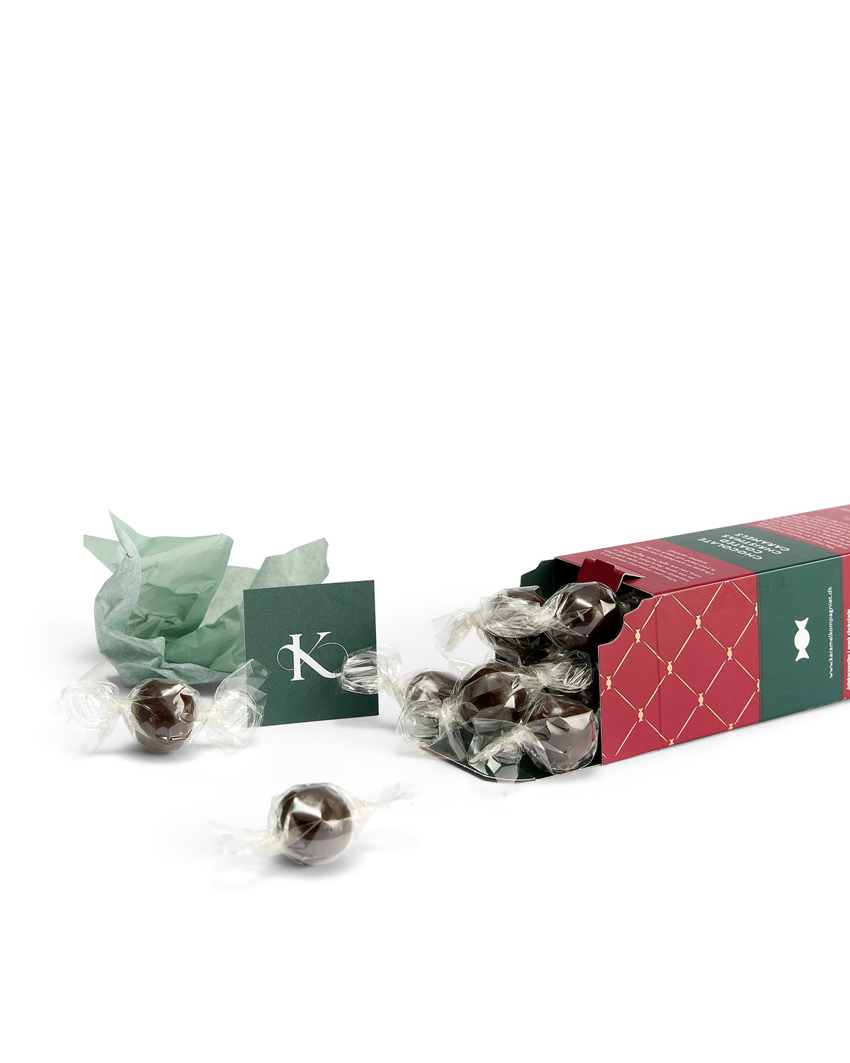 Karamel Kompagniet - Gaveæske - Julekarameller med Mørk Chokolade 109 g