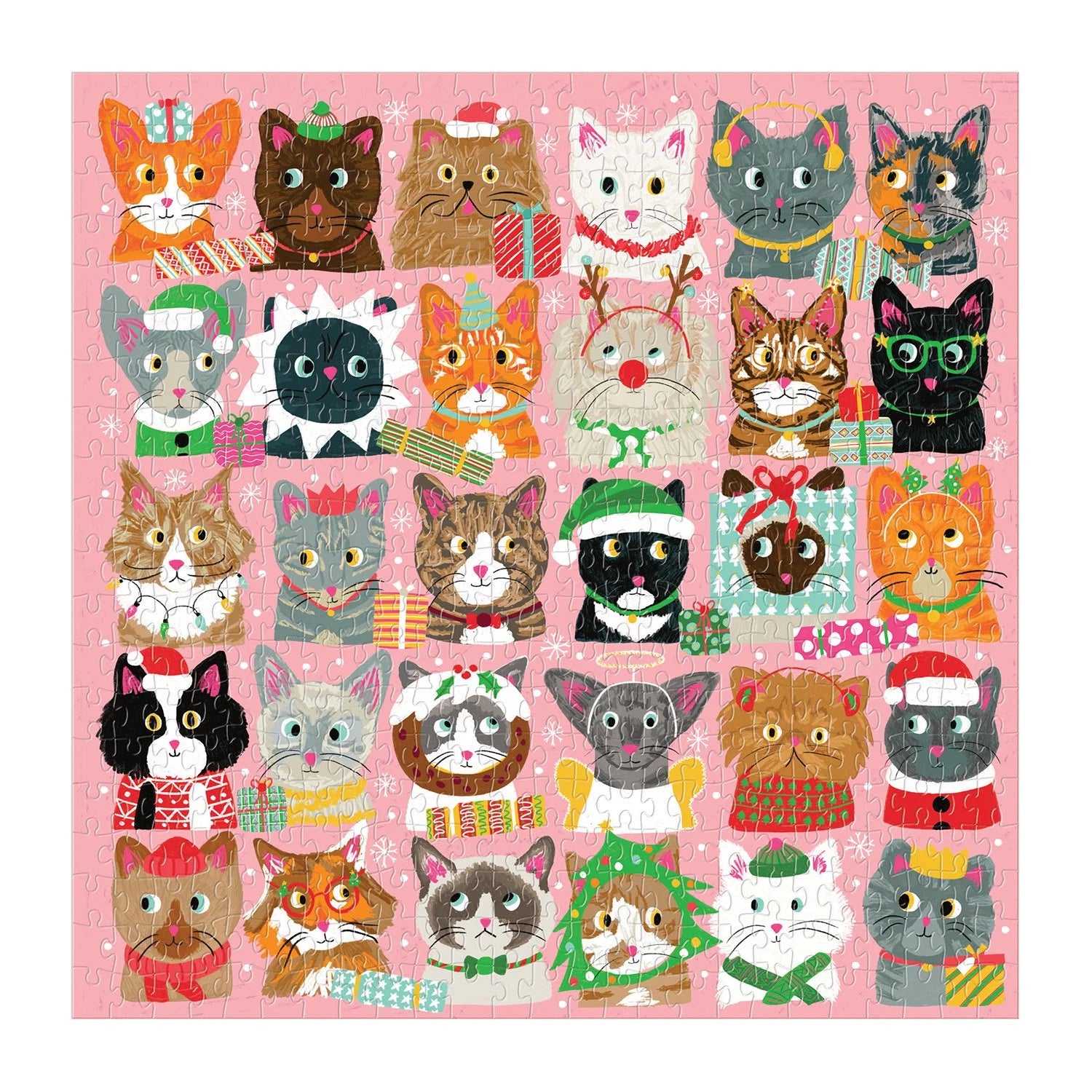 Galison - Puslespil - Festive Furballs