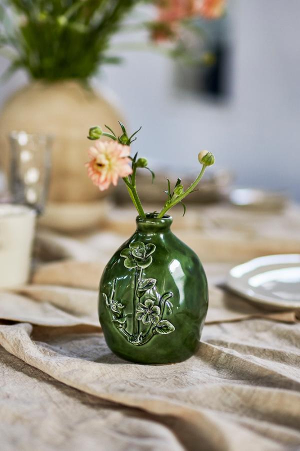 Bloomingville - Vase - Ramia Grøn Stentøj