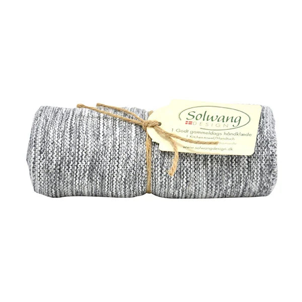 Solwang - Håndklæde - Lys grå Meleret