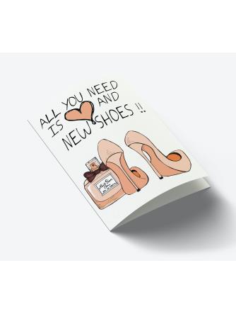 New Shoes-Kort A7-Mouse & Pen-Butik Square