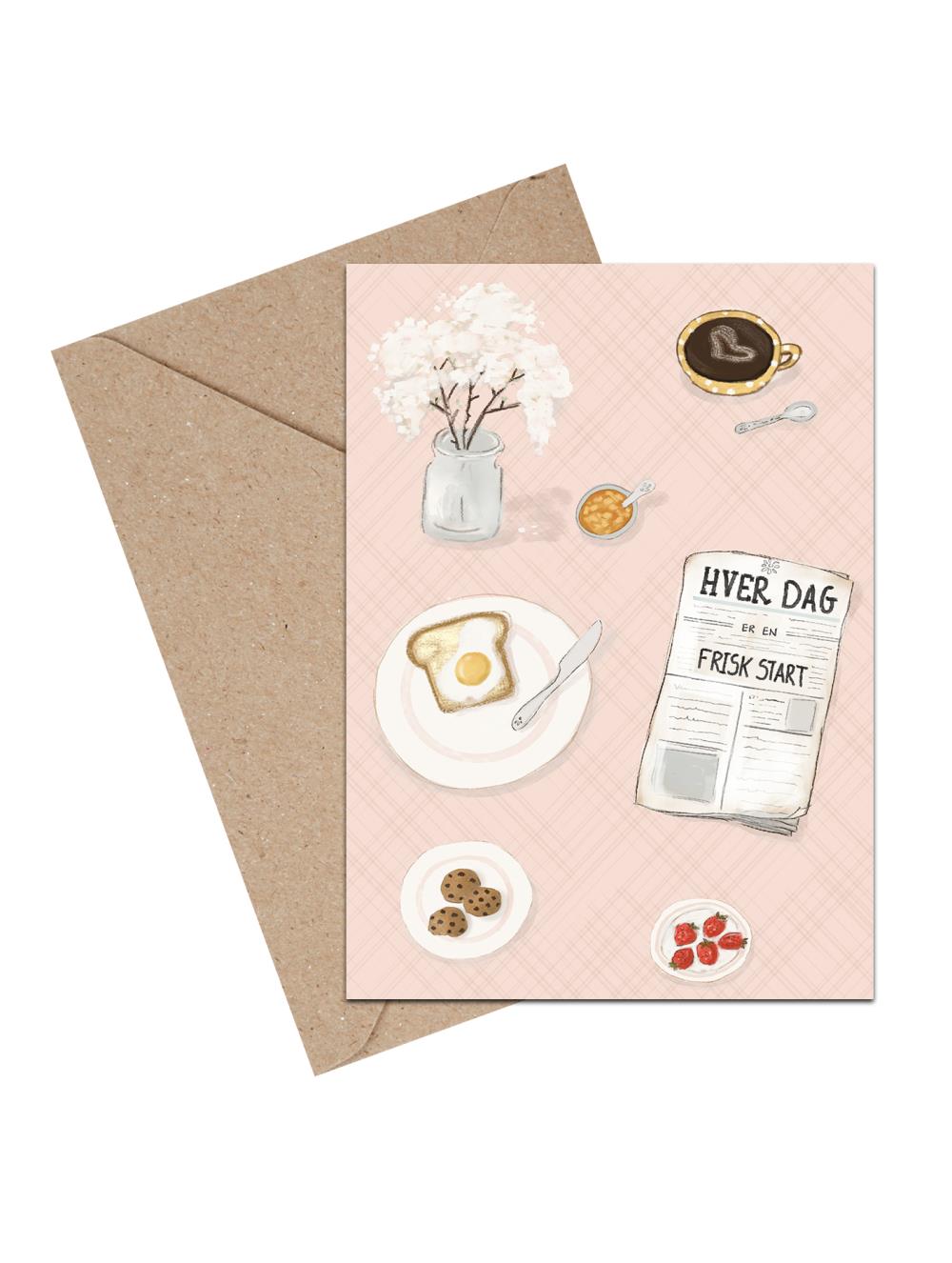En Frisk Start-Kort A7-Mouse & Pen-Butik Square