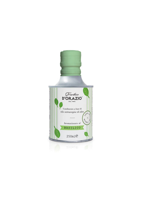 Basilikum infunderet ekstra jomfru olivenolie - 250 ml