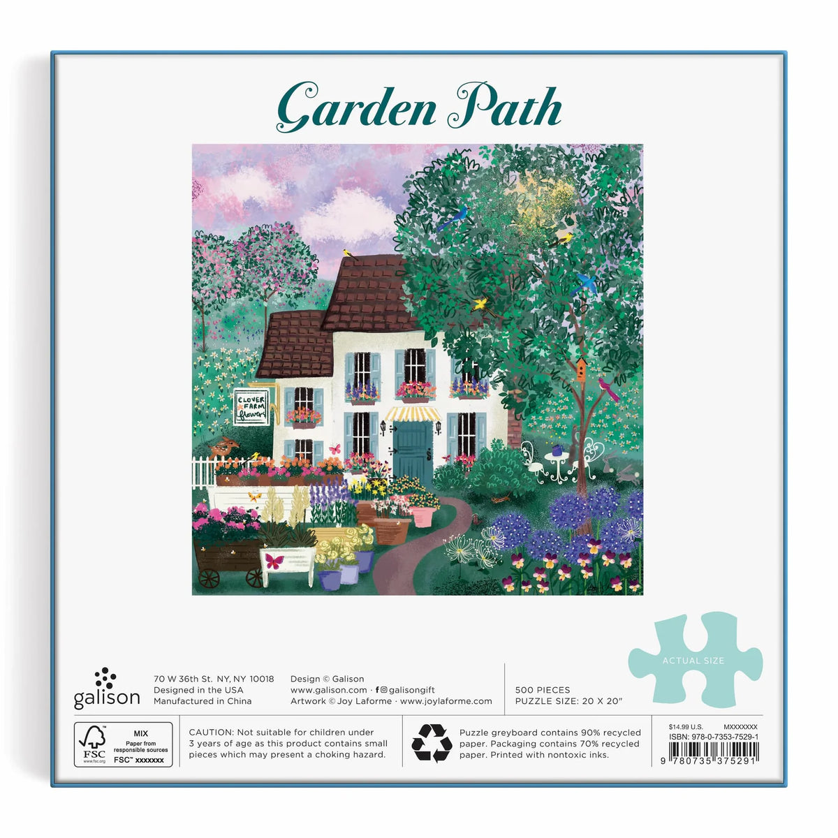 Galison - Puslespil - Garden Path