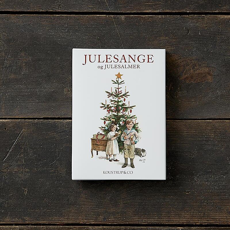 Koustrup & Co - Lykønskningskort - Julesange 8 stk.