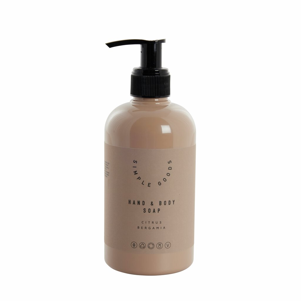 Simple Goods - Hånd & Krop Sæbe - Citrus Bergamia 300 ml