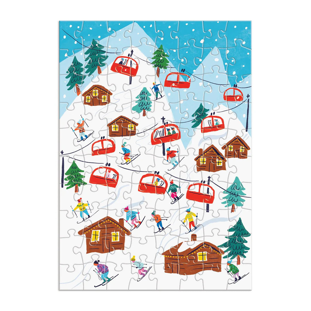 Galison - Puslespilskalender - Merry & Bright Puslekalender