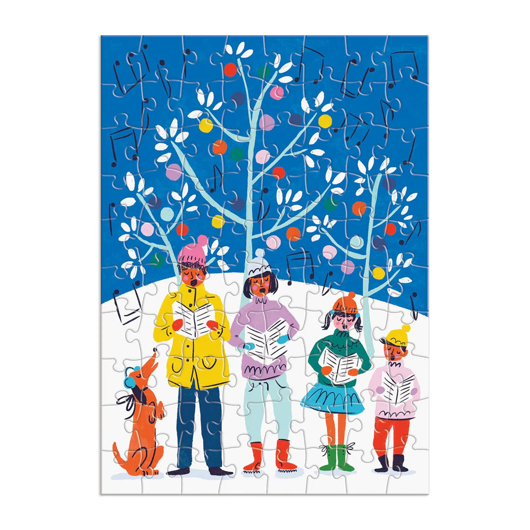 Galison - Puslespilskalender - Merry & Bright Puslekalender