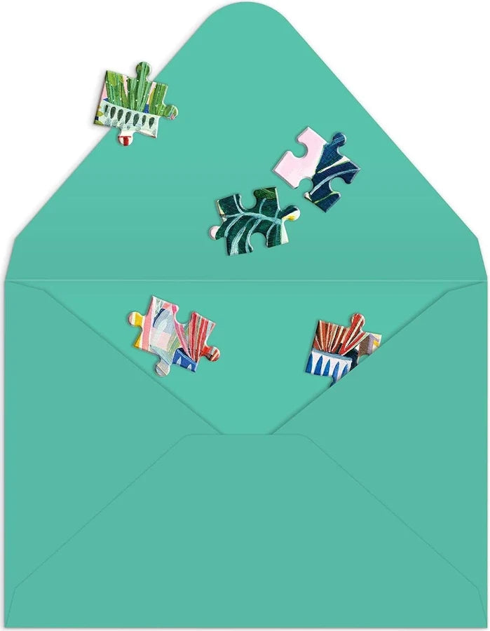 Galison - Puslespilskort - Potted Greeting